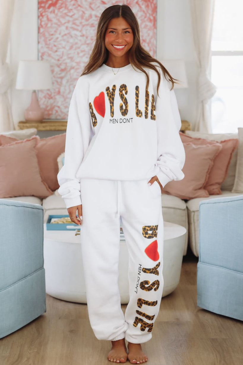 Boys Lie Caitlyn Coded Kimmy Pant - White-HAZEL & OLIVE-XS-