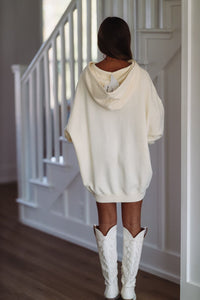 Boys Lie Creamsicle Racer Hoodie - Cream-HAZEL & OLIVE-XS/S-