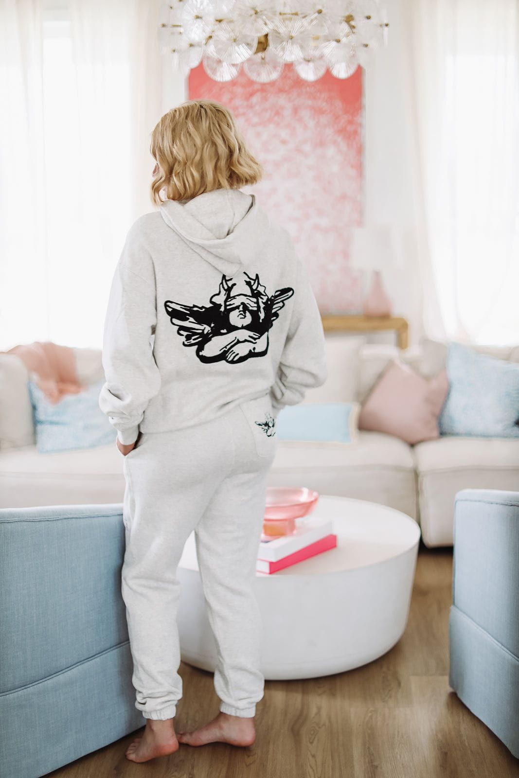 Boys Lie Hold My Phone Racer Hoodie - Grey-HAZEL & OLIVE-XS/S-