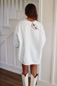 Boys Lie Icy Blue Kara Crewneck - Light Blue-HAZEL & OLIVE-XS/S-