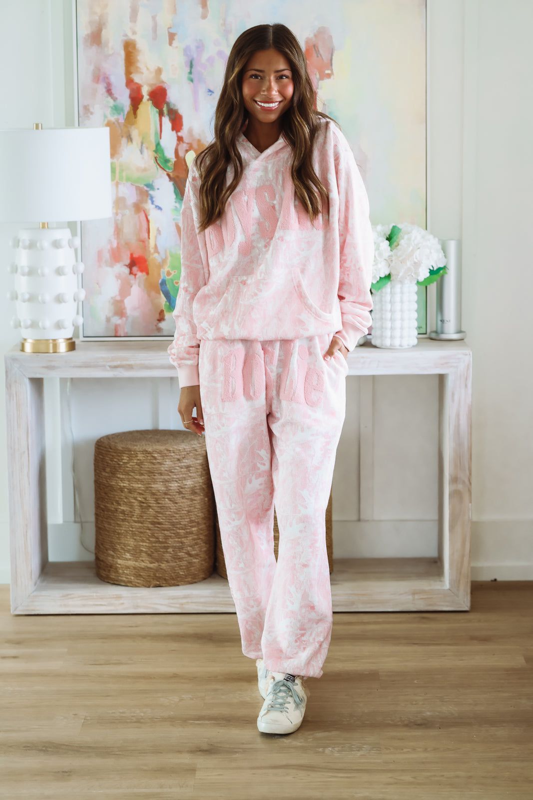 Boys Lie Camo Sweatpants Boys Lie Manhunt Racer Hoodie Pink Camo XS/S