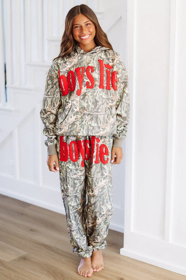 Boys Lie Not Manhunt Kimmy Pant - Camo-HAZEL & OLIVE-XS-