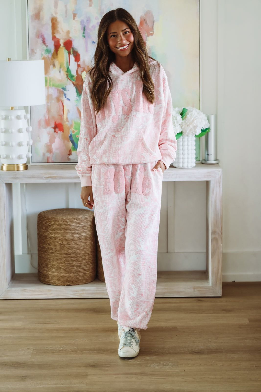 Boys Lie Not Manhunt Kimmy Pant - Pink Camp-HAZEL & OLIVE-XS-