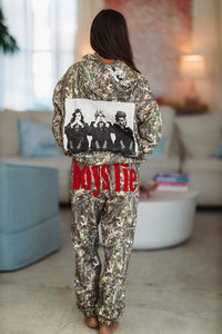 Boys Lie Not Manhunt Kimmy Reverse Pant - Camo-HAZEL & OLIVE-XS-