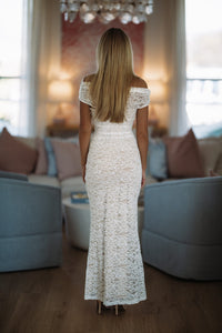 Hazel & Olive BR0209D01 Lovebound Maxi Dress - White