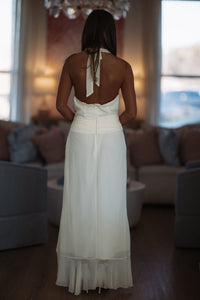 Hazel & Olive BR0447K Back In Love Maxi Dress - Cream