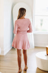 HAZEL & OLIVE By All Means Sweater Mini Dress - Pink