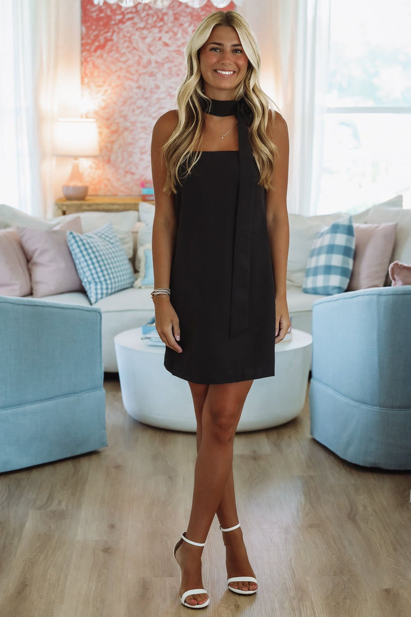 Astonished Mini Dress - Black-Hazel & Olive C50149-Small-