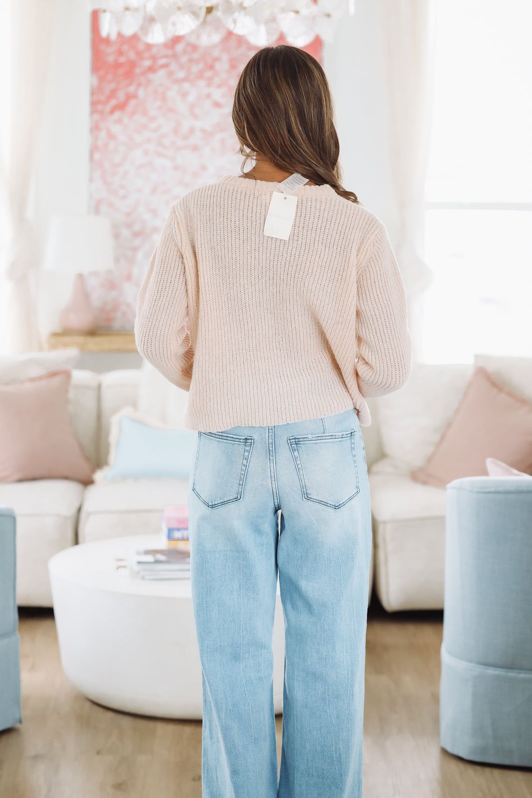 Carried Away Cardigan - Blush-HAZEL & OLIVE-Small-