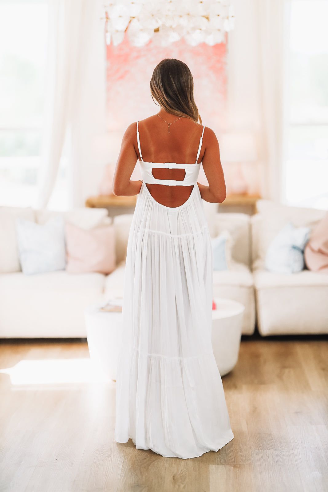 Caviar Dreams Maxi Dress - White - Small Caviar Dreams Maxi Dress - White - Small