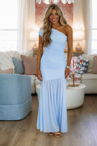 Hazel & Olive CC5535 Sugar Sky Maxi Dress - Baby Blue