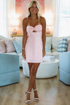 Cherub Pink Mini Dress - Pink-Hazel & Olive CD/12107X-XSmall-