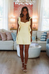 Lost in Love Mini Dress - Yellow-Hazel & Olive CD/13303-XSmall-