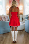 Ruby Woo Mini Dress - Red-Hazel & Olive CD/13786-XSmall-