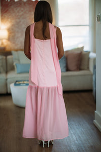 Hazel & Olive CD06525 Pure Magic Maxi Dress - Pink