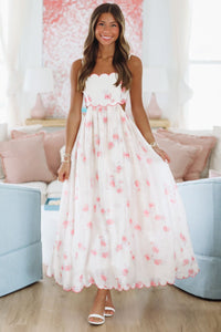 Celebratory Moment Midi Dress - Pink-HAZEL & OLIVE MD5506-Small-