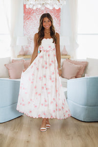 Celebratory Moment Midi Dress - Pink-HAZEL & OLIVE MD5506-Small-