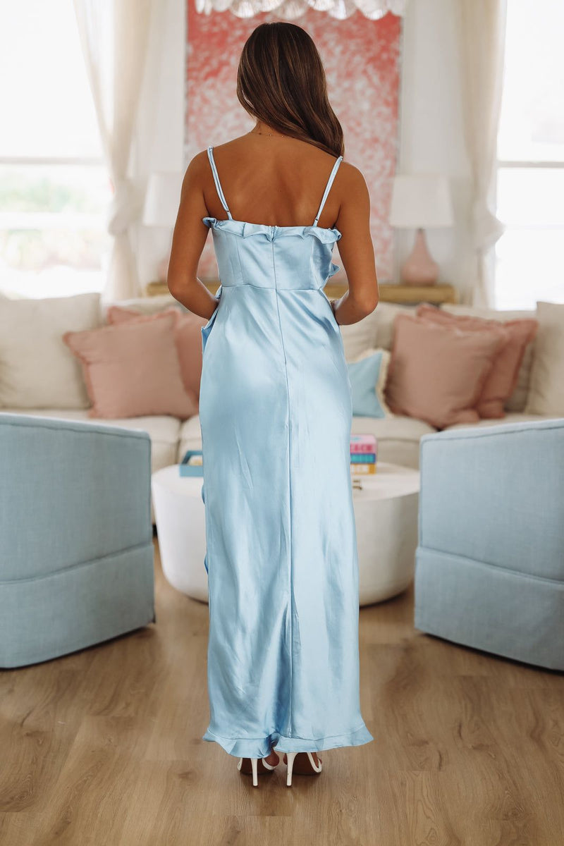 Citrus Spice Maxi Dress - Blue, Large | Hazel and Olive | Boutique Fashion Citrus Spice Maxi Dress - Blue, Large | Hazel and Olive | Boutique Fashion