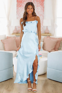 Citrus Spice Maxi Dress - Blue-HAZEL & OLIVE KA0158K-XSmall-