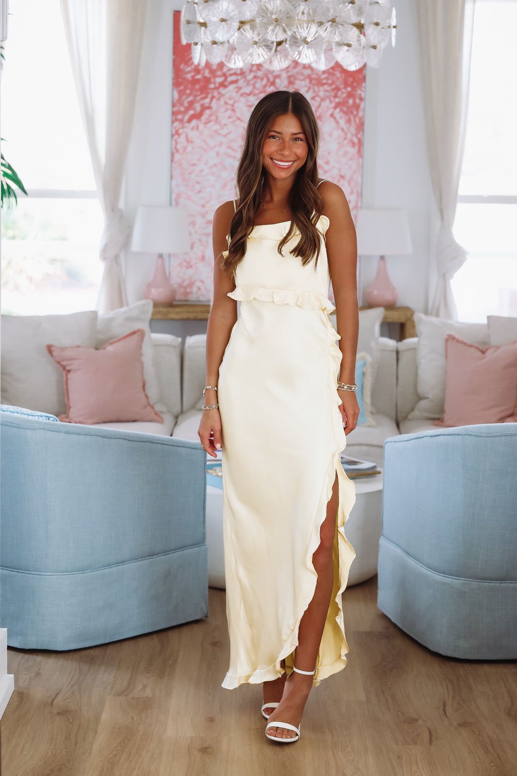 Citrus Spice Maxi Dress - Lemon Yellow, XSmall | Hazel and Olive Citrus Spice Maxi Dress - Lemon Yellow, XSmall | Hazel and Olive