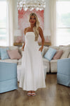 Classic in Linen Maxi Dress - Oatmeal  Hazel & Olive