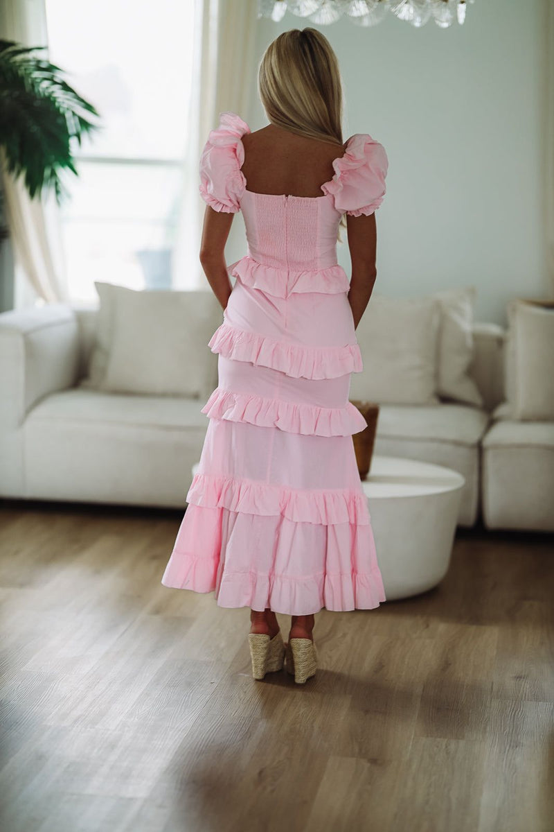Close to Your Heart Maxi Dress - Pink