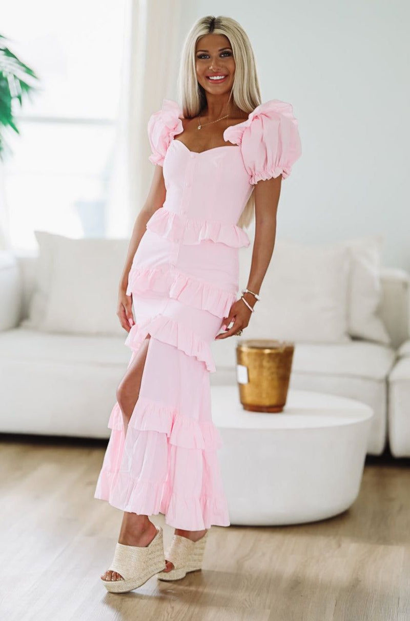 Close to Your Heart Maxi Dress - Pink Hazel & Olive Close to Your Heart Maxi Dress - Pink Hazel & Olive