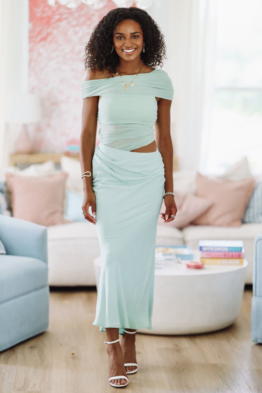 Magical Moments Maxi Dress - Sage-HAZEL & OLIVE CM6094D15-XSmall-