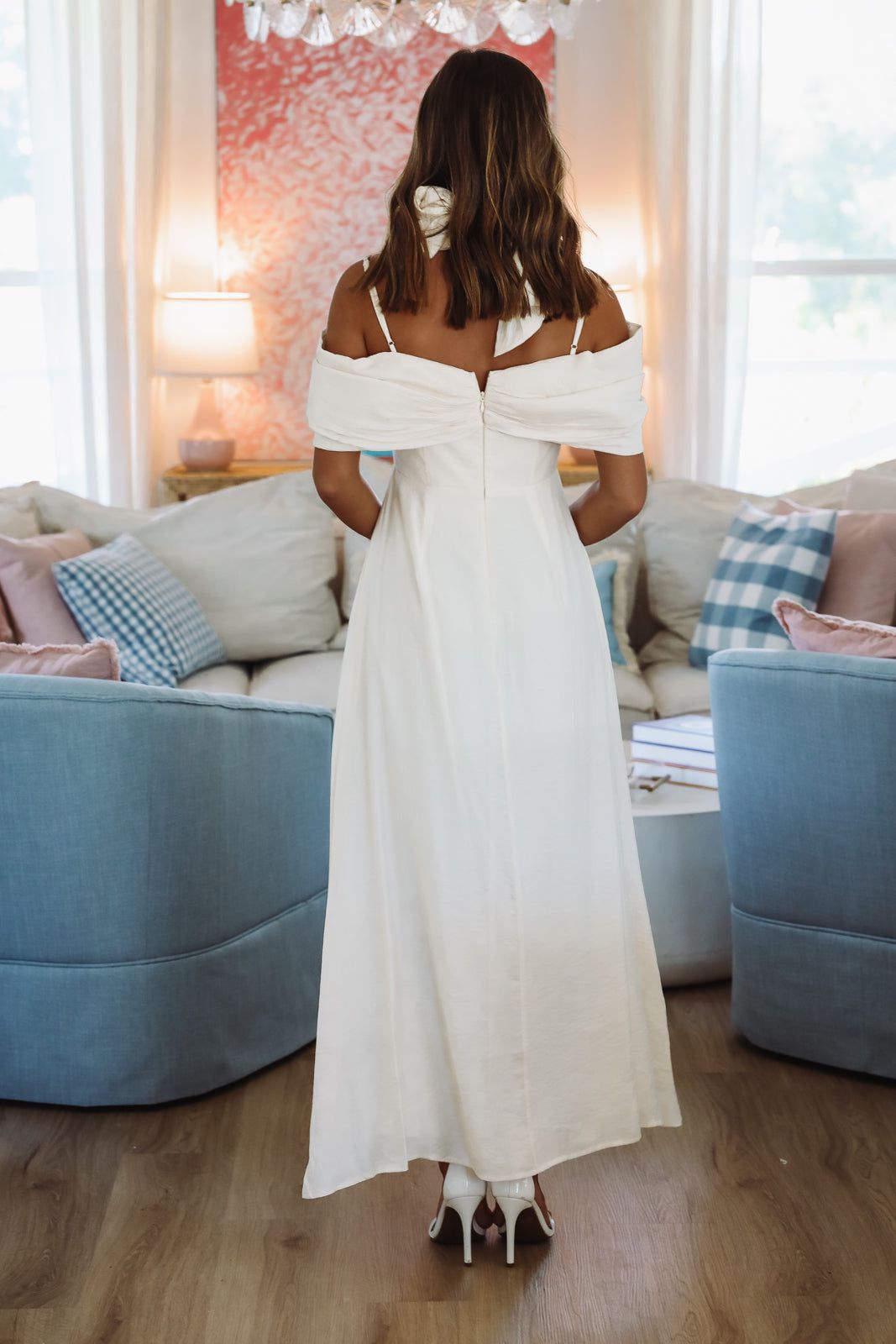 Starlet Maxi Dress - Cream-HAZEL & OLIVE CM6581D-XSmall-