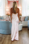 Hazel & Olive CM658D Darling Bow Maxi Dress - Pink