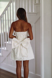 Cocktails on Me Mini Dress - Cream-HAZEL & OLIVE-XSmall-