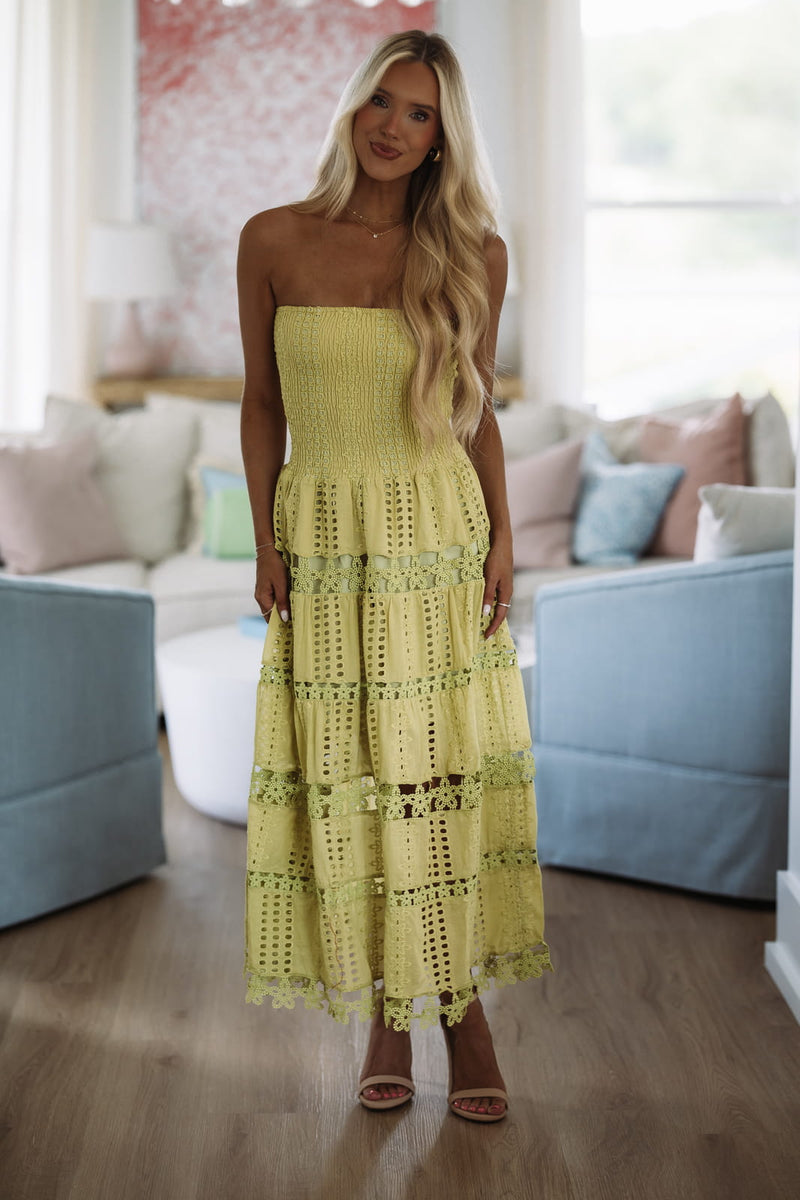 pistachio green midi dress Early Evening - white patent