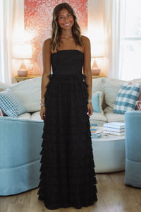 My Most Beautiful Maxi Dress - Black-HAZEL & OLIVE D7890-Small-