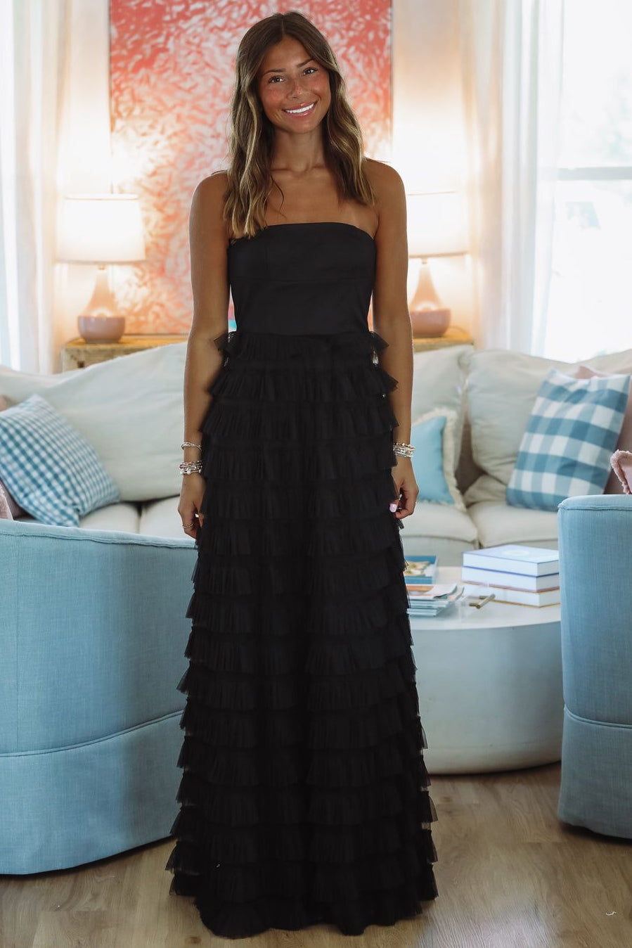 My Most Beautiful Maxi Dress - Black-HAZEL & OLIVE D7890-Small-