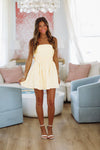 Can't You See Mini Dress - Yellow-HAZEL & OLIVE D8237A-Small-