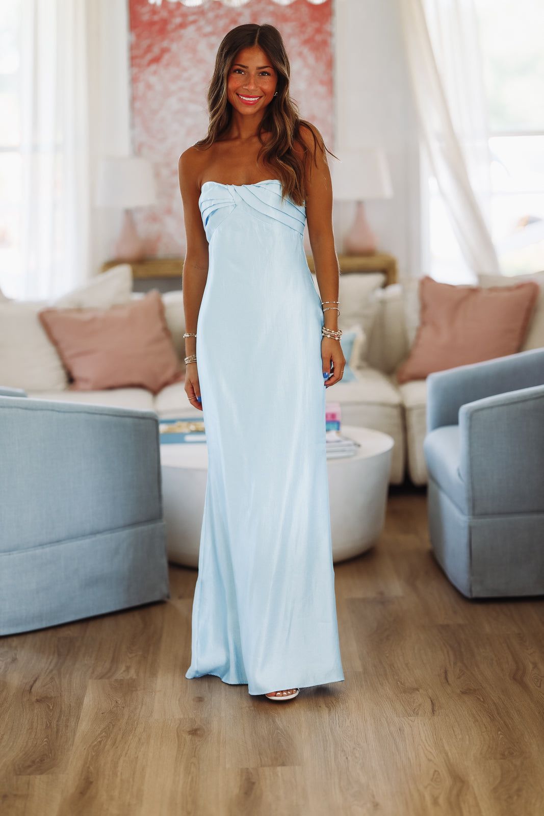 In Love With You Maxi Dress - Blue – Hazel & Olive