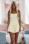 My Lovin' Mini Dress - Light Yellow-HAZEL & OLIVE D8331-Small-