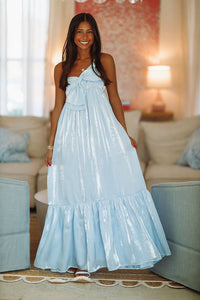 Dance Floor Bound Maxi Dress - Light Blue-HAZEL & OLIVE HD2231HO-Small-