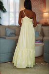 Dance Floor Bound Maxi Dress - Light Yellow-HAZEL & OLIVE HD2231-Small-