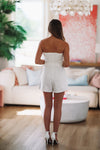 Denim Sunshine Romper - White-HAZEL & OLIVE-Small-