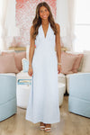 Desert Twilight Maxi Dress - Blue-HAZEL & OLIVE SR1445D-XSmall-