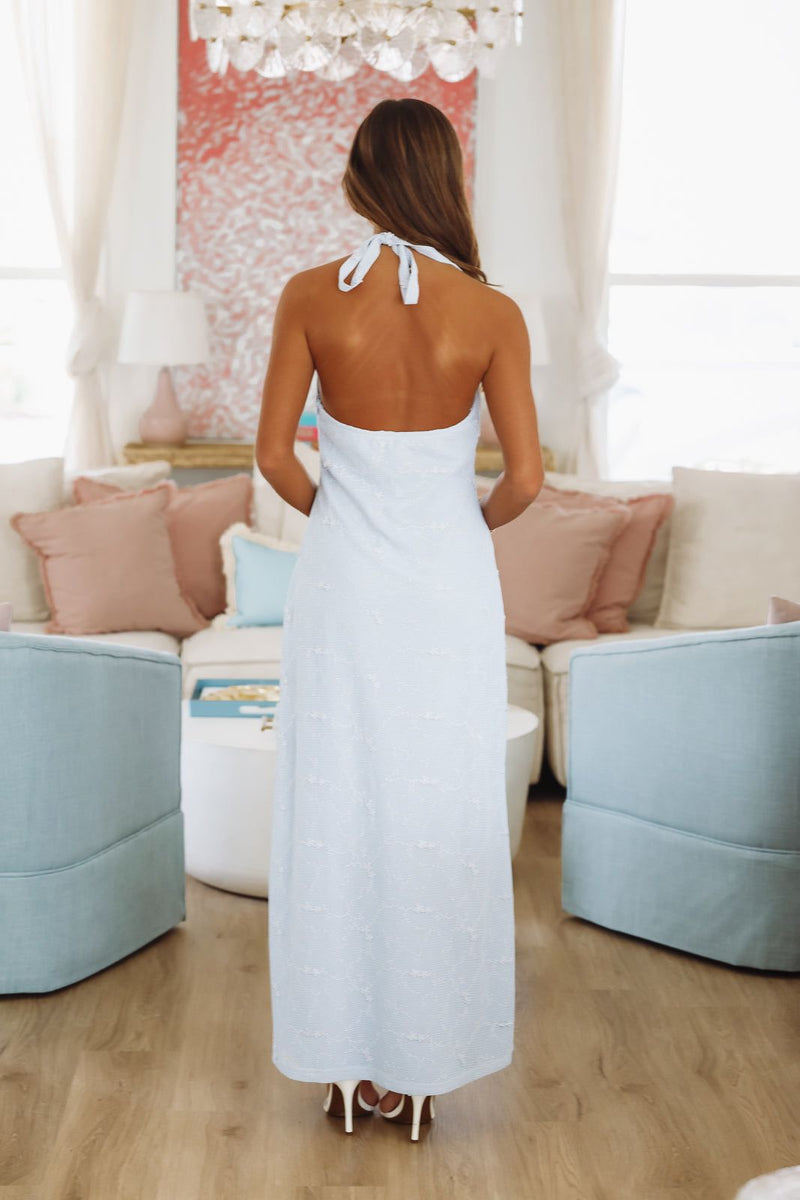 Desert Twilight Maxi Dress - Blue-HAZEL & OLIVE SR1445D-XSmall-