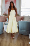 Destene Maxi Dress - Light Yellow-HAZEL & OLIVE-XSmall-