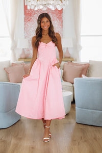 Destene Maxi Dress - Pink-HAZEL & OLIVE-XSmall-
