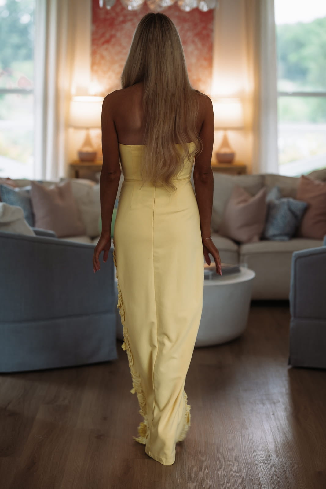 Lovers in Bloom Maxi Dress - Yellow – Hazel & Olive