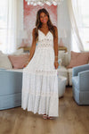 A Blue Moment Maxi Dress - White and Blue-HAZEL & OLIVE DM/D20845B-Small-