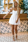 HAZEL & OLIVE Dressing For Me Mini Dress - White