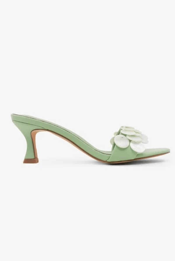 Hazel & Olive EARLY POP Seaside Slip Sandals - Light Green