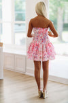 Everlasting Mini Dress - Pink and Purple-HAZEL & OLIVE-Small-