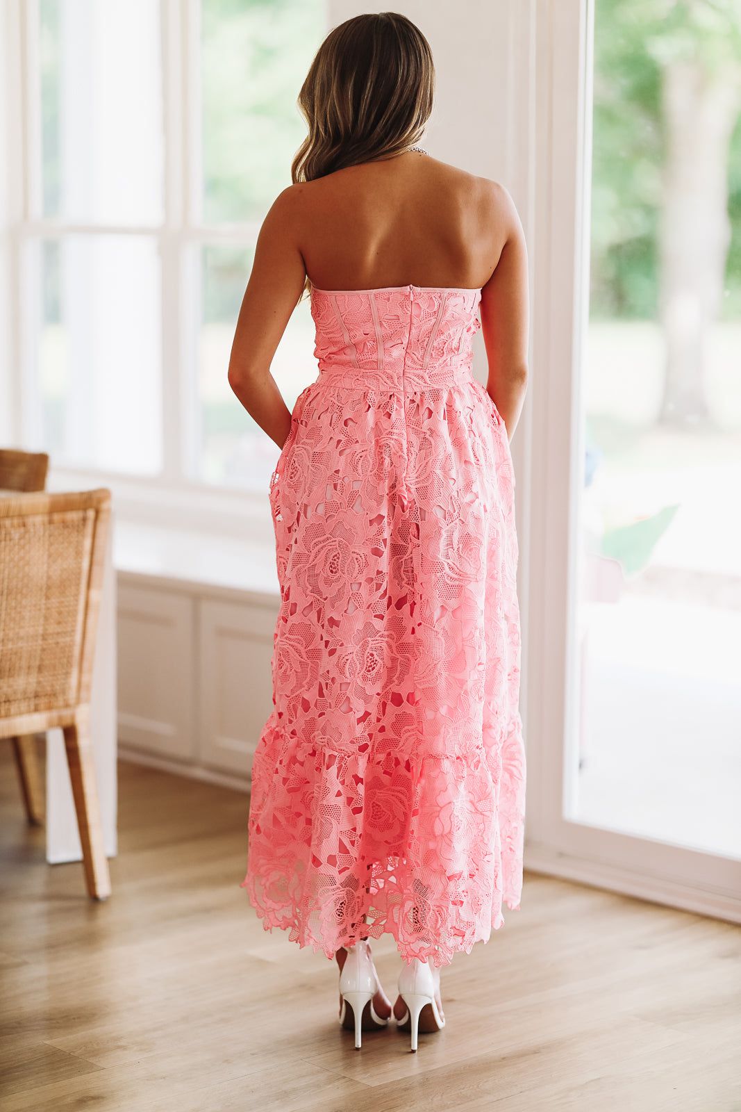 Exceeding Your Expectations Maxi Dress - Pink Hazel & Olive Exceeding Your Expectations Maxi Dress - Pink Hazel & Olive
